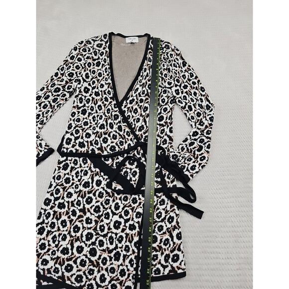 Diane Von Furstenberg For Target Sweater Dress Womens Small Wrap Dress Poppy - Picture 3 of 7